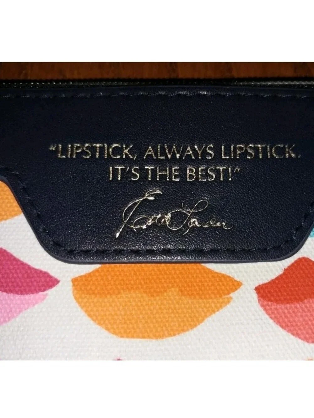 Estee Lauder Lancome Makeup Bag Lot of 3 Floral Lips Cosmetic Travel Case NEW